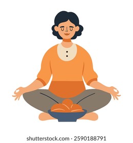 Mindful Eating focusing on each meal
