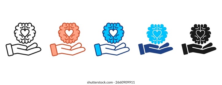 Mindful Icon Set Multiple Style Collection