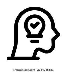 mindful icon for your website, mobile, presentation, and logo design.