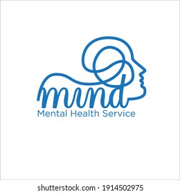 mindful logo concept simple modern for health service and inspiration logo