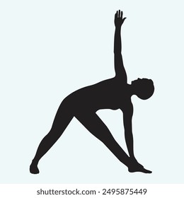 Mindful Movement Beautiful Yoga Silhouettes and Poses