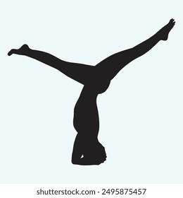 Mindful Movement Beautiful Yoga Silhouettes and Poses