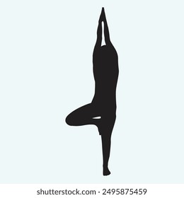 Mindful Movement Beautiful Yoga Silhouettes and Poses