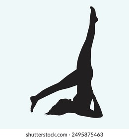 Mindful Movement Beautiful Yoga Silhouettes and Poses