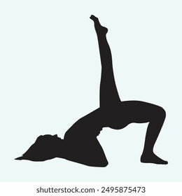 Mindful Movement Beautiful Yoga Silhouettes and Poses