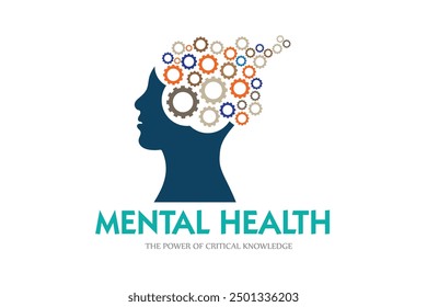 Mindfulness Brain Imagination Logo Vector