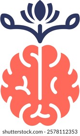 Mindfulness Icon Element For Design