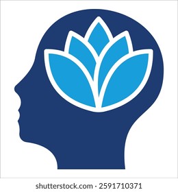 Mindfulness Icon Element For Design