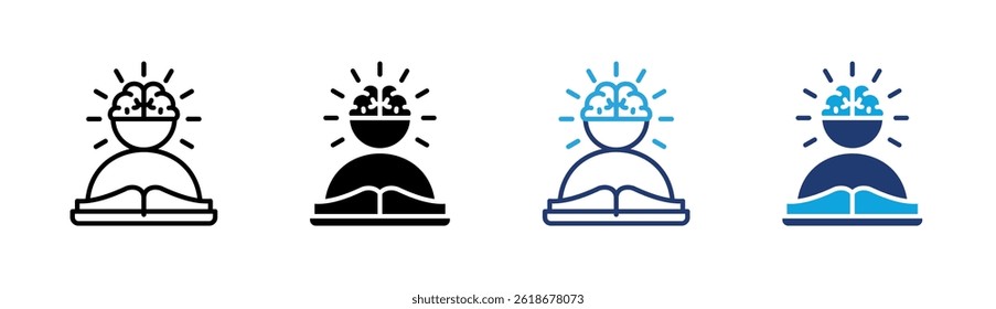 Mindfulness Icon Element For Design
