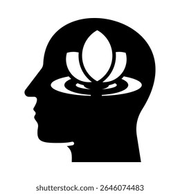 Mindfulness Icon Element for Design