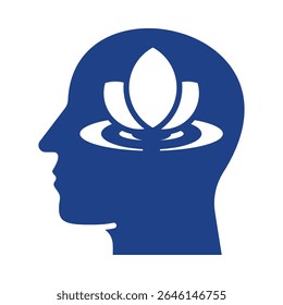 Elemento de icono de atención plena para el diseño