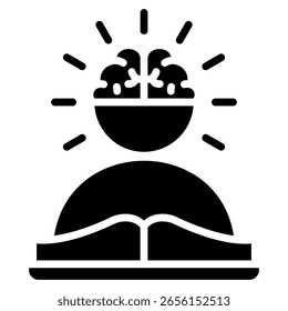 Elemento de icono de atención plena para el diseño