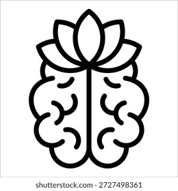 Elemento de icono de atención plena para el diseño
