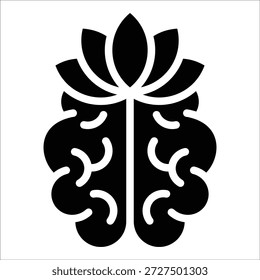 Elemento de icono de atención plena para el diseño