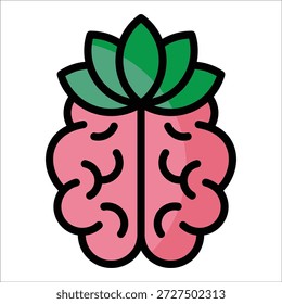 Elemento de icono de atención plena para el diseño