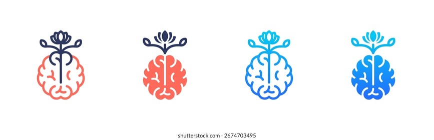 Pacote De Ícones Mindfulness Em Vários Estilos