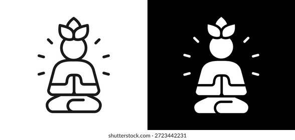 Ícone de atenção Ilustração de vetor em branco