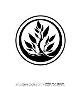 Mindfulness logo design embodies the spirit of calm and awareness. This elegant illustration is perfect for wellness and meditation brands.