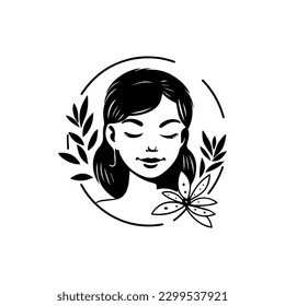 Mindfulness logo design Excellent for spiritual and personal growth blogs