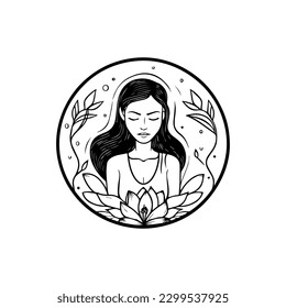 Mindfulness logo design Suitable for therapy and counseling services