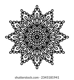 Mindfulness Paper Cutting Mandala Coloring Book for Adults.