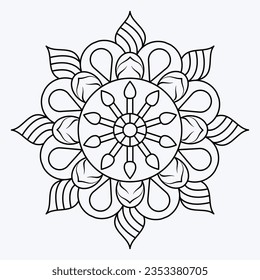 Mindfulness Stock Mandala Coloring Book for Adults