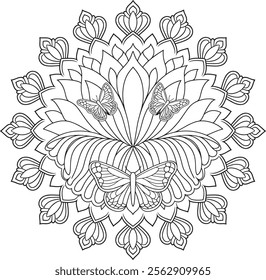 mindfulness, wallpaper, animal, black, decoration, flower, nature, printable, vector, spring, summer, artistic, artwork, balance, calmness, carpet, children, clip art, contour, fantasy, graphic