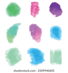 Fundo abstrato criativo da aquarela da atenção