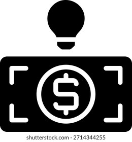 mindset glyph icon illustration vector