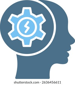 Mindset Glyph Two Colour Icon