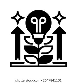 Mindset Growth Line Icon, Outline Symbol for Positive Thinking, Learning Attitude, Resilience Building, Perspective Shift, and Personal Evolution. Vector Sign Icon.