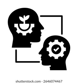 Mindset Icon Element for Design