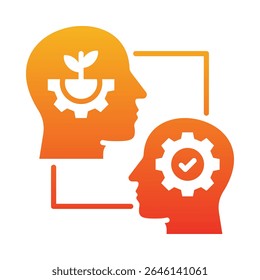 Mindset Icon Element for Design