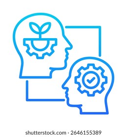 Mindset Icon Element for Design