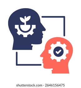 Mindset Icon Element for Design