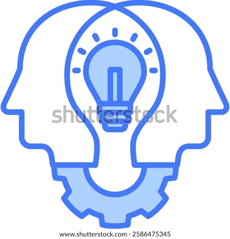 Mindset Icon Element for Design