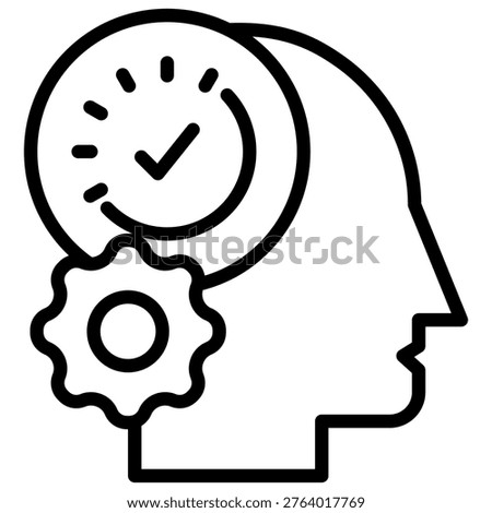 Mindset Icon Element For Design