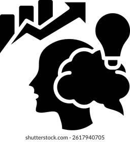 Mindset Icon Glyph Vector Illustration