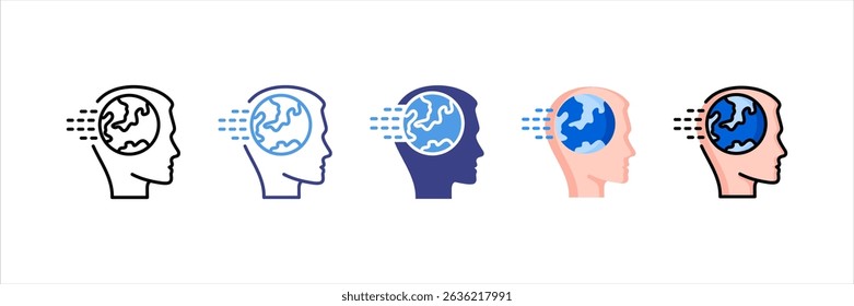 Mindset Multi Style Icon Set