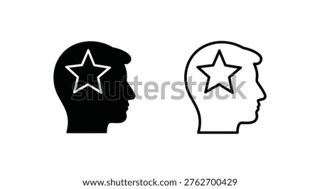 Mindset Shift: Star Power for Success Creativity Vector