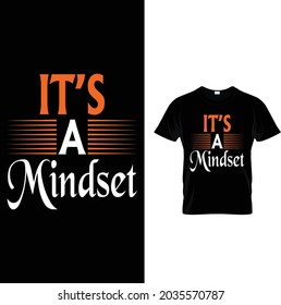 Mindset T Shirt Stock Vector (Royalty Free) 2035570787 | Shutterstock