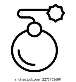 Mine bomb icon outline vector. Gold cart. Miner gem
