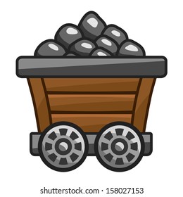  Mine Cart With Coal