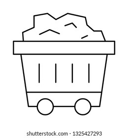 mine   coal   trolley  