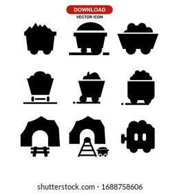 mine icon or logo isolated sign symbol vector illustration - Collection of high quality black style vector icons
