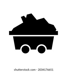 mine icon or logo isolated sign symbol vector illustration - high quality black style vector icons
