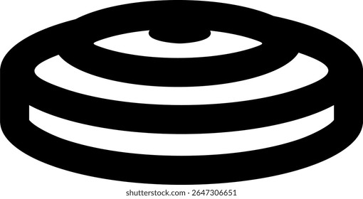 Diseño de estilo delineado de icono de mina