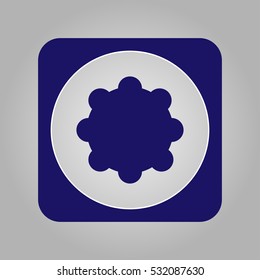 Mine icon, vector illustration