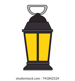 mine lantern isolated icon
