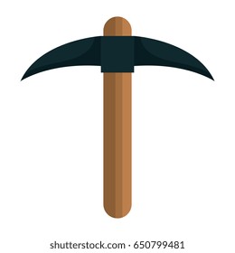 mine pick isolated icon